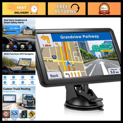 Touchscreen gps navigator - 7",
